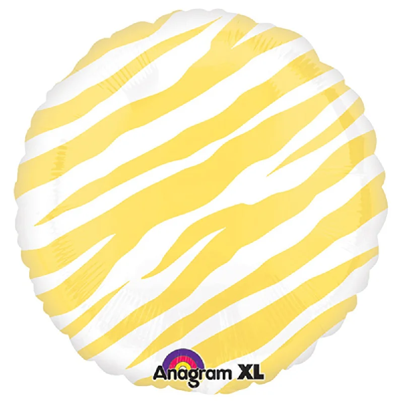 Elegant And Charming 18 inch CIRCLE - YELLOW ZEBRA