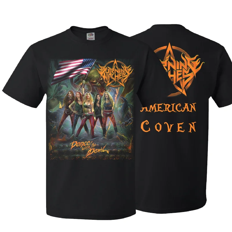 Exclusive Customization Burning Witches "Dance With The Devil" T-Shirt