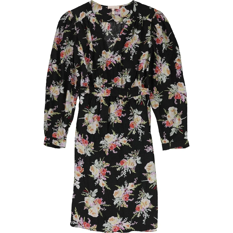 Eye-catching Personality Rebecca Taylor Womens Belted Floral Silk A-line Dress, Multicoloured, 4
