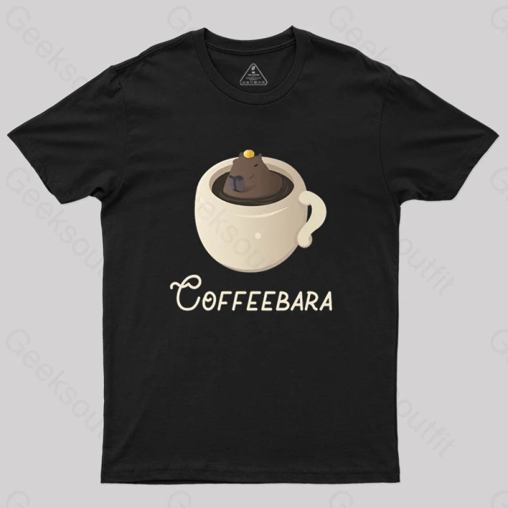 Fashionable sports Funny Capybara Coffee Puns T-Shirt