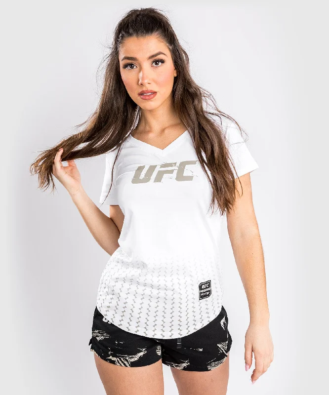 Sports Design UFC Venum Authentic Fight Week 2.0 Women’s Short Sleeve T-Shirt - White