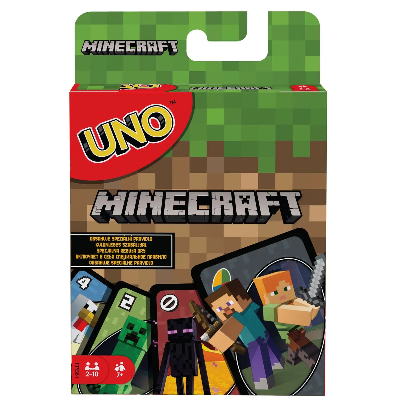 Embroidered Letters Uno Minecraft Card Game