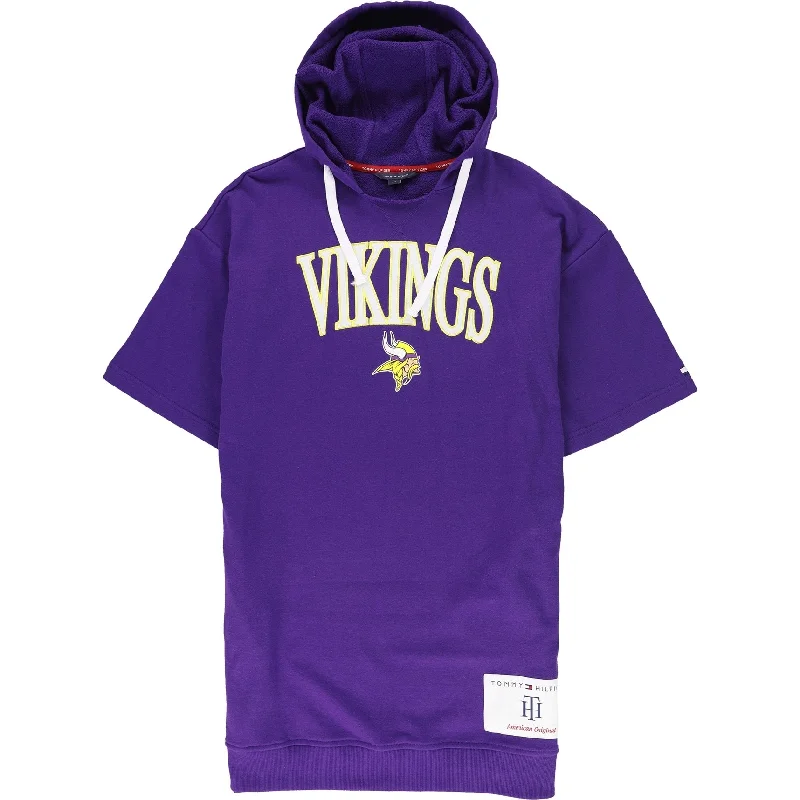 Skirt style Tommy Hilfiger Womens Minnesota Vikings Hoodie Dress, Purple, Small