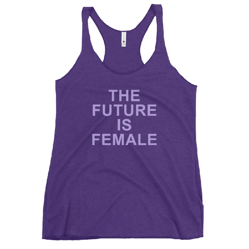 High-quality fabrics ELEVATED SCULPT RACERBACK TANK PURPLE