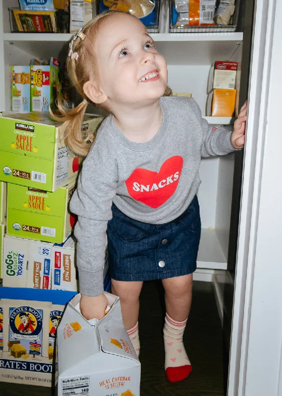Relaxed Wear Snacks Toddler Sweatshirt