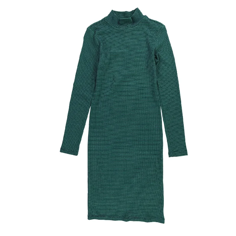 Comfortable Dresses bar III Womens Pin Stripes Shift Dress, Green, XX-Small