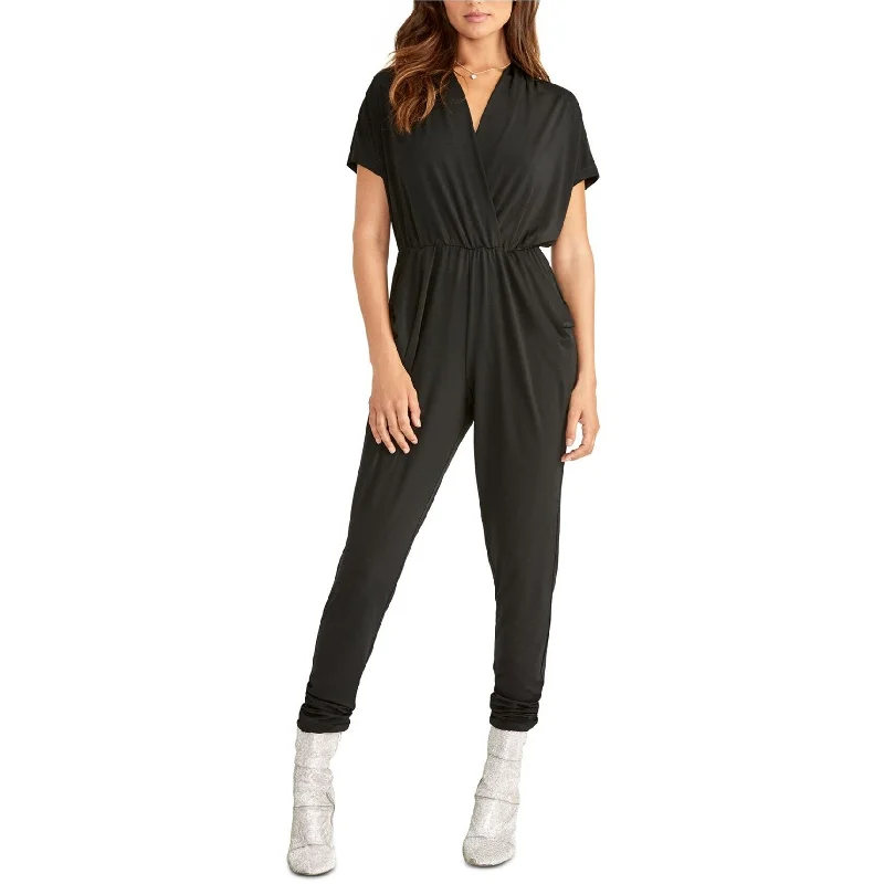 Street Letter Style Rachel Roy Womens Finn Jumpsuit, Black, Medium