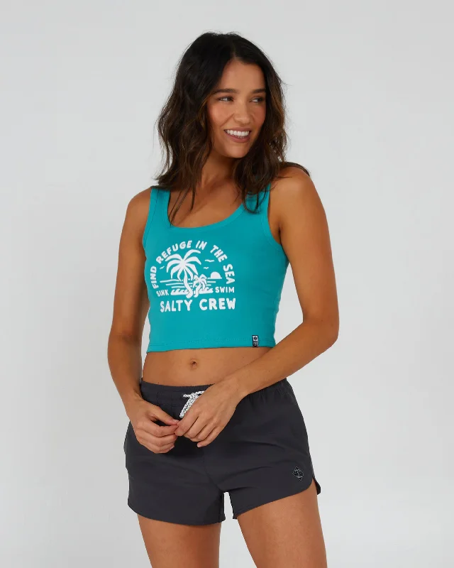 Basic Version Good Times Tank - Sea Green