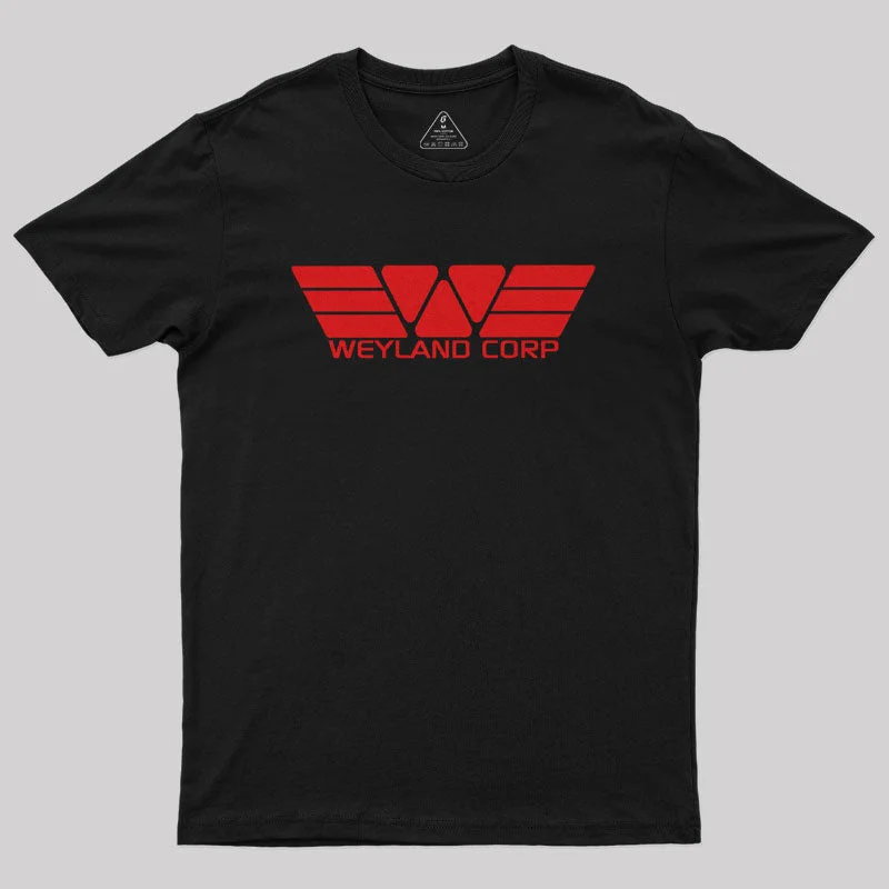 Celebrity Style Weyland Corp Nerd T-Shirt