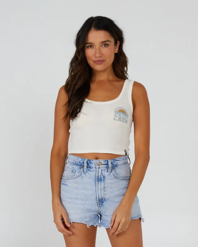 Fashionable In The Times Sundown Tank - Off White