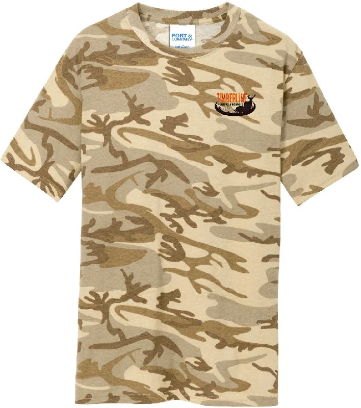Leisure Travel Port & Company Core Cotton Camo Tee