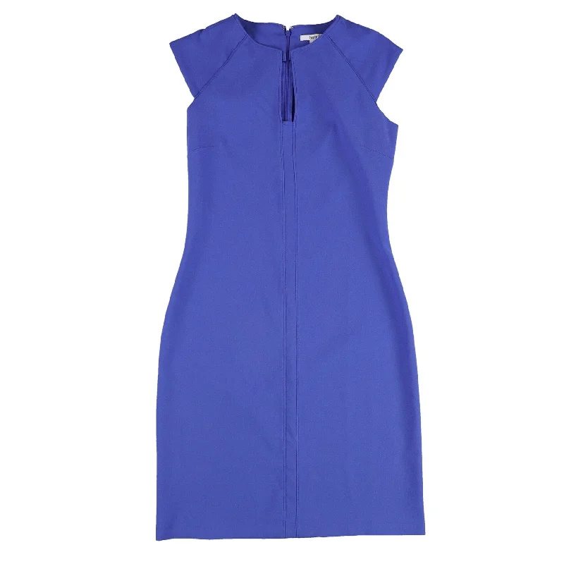 Comfortable And Casual bar III Womens Split Sheath Dress, Blue, Medium