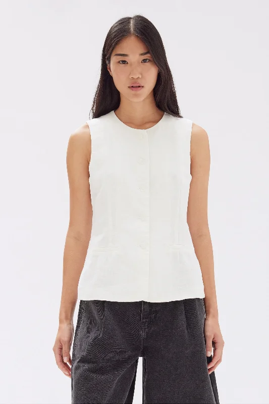 Unique Fashion Calla Linen Top