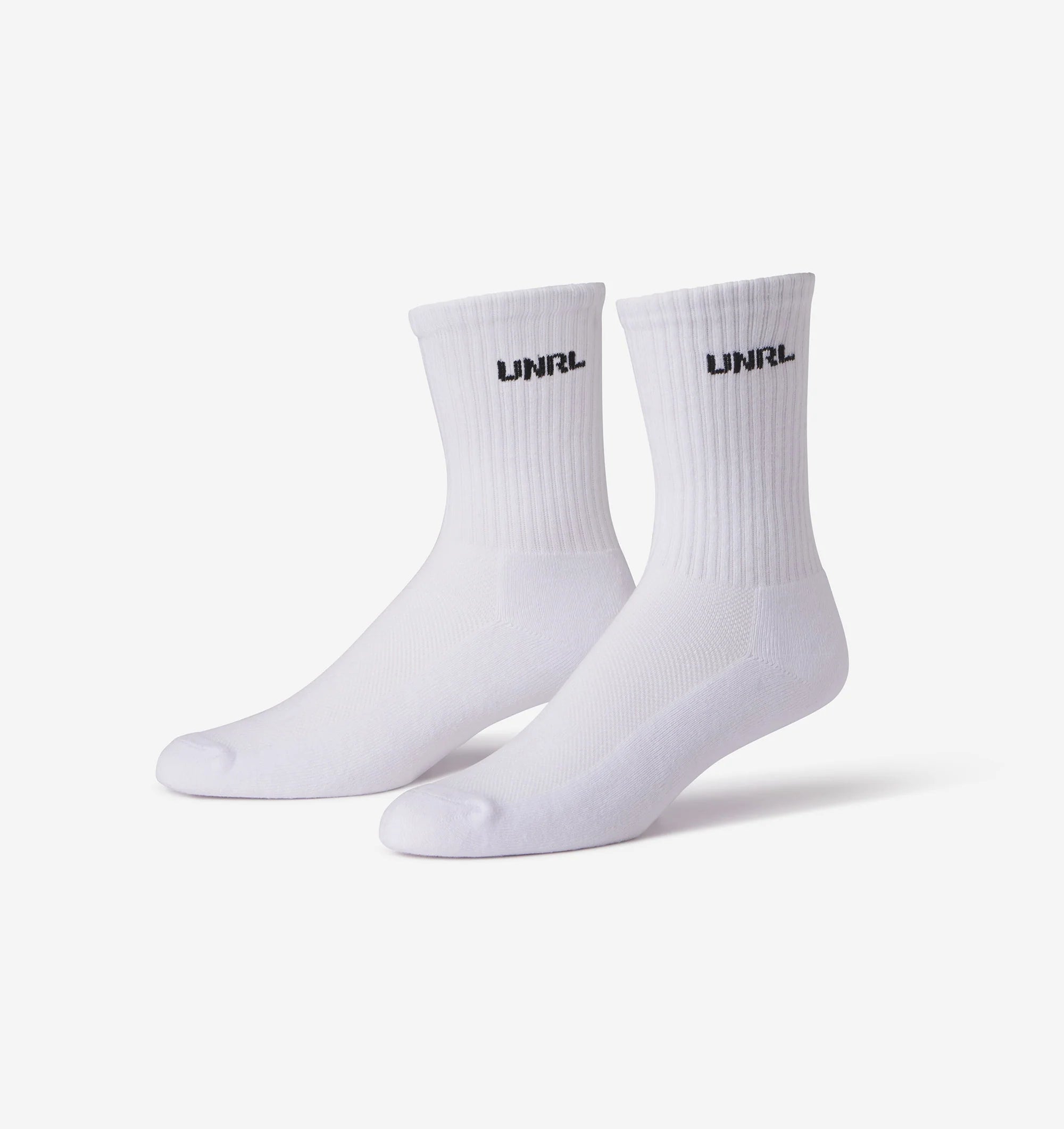 Cozy Shirts UNRL Mid-Calf Performance Sock 3 Pair | White