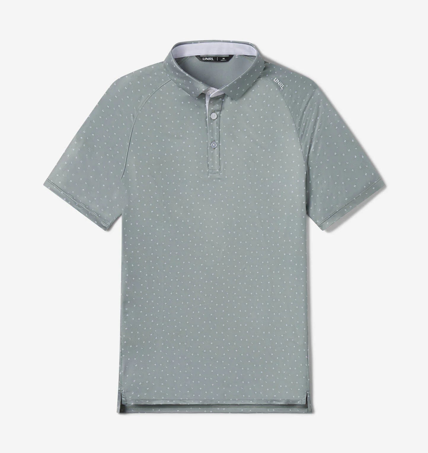High-waisted pants style Men's UNRL Scramble Polo | Eucalyptus White