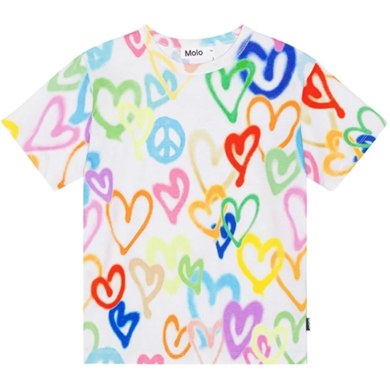 Comfortable Design Molo Variety Hearts Riley T-Shirt