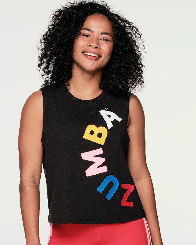 Refreshing Design Retro Beat Muscle Tank
