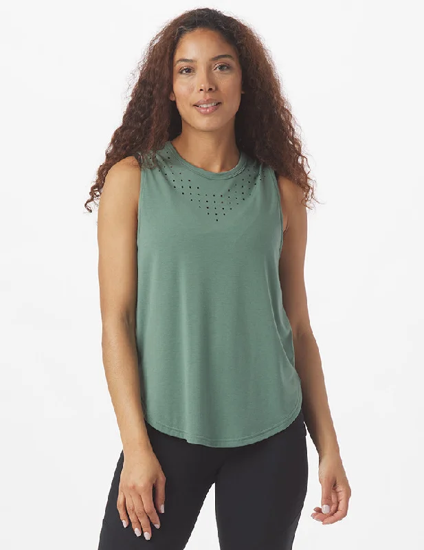 Retro Design Trinity Tank: Silver Pine