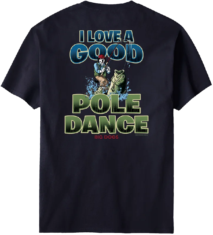 Minimal Style Pole Dance Fishing T-Shirt