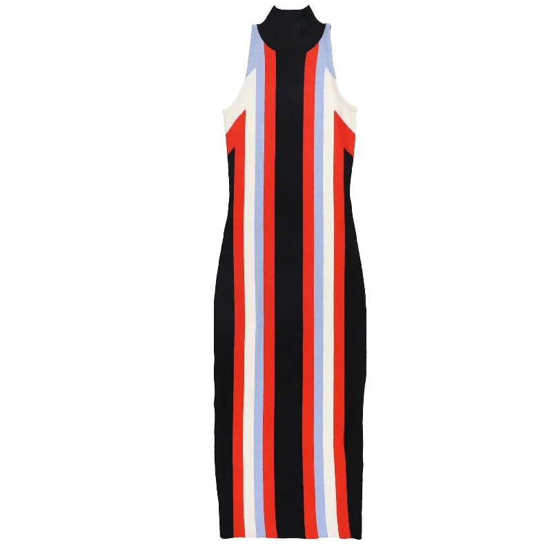 Nightclub Style bar III Womens Sweater Maxi Dress, Multicoloured, XX-Small