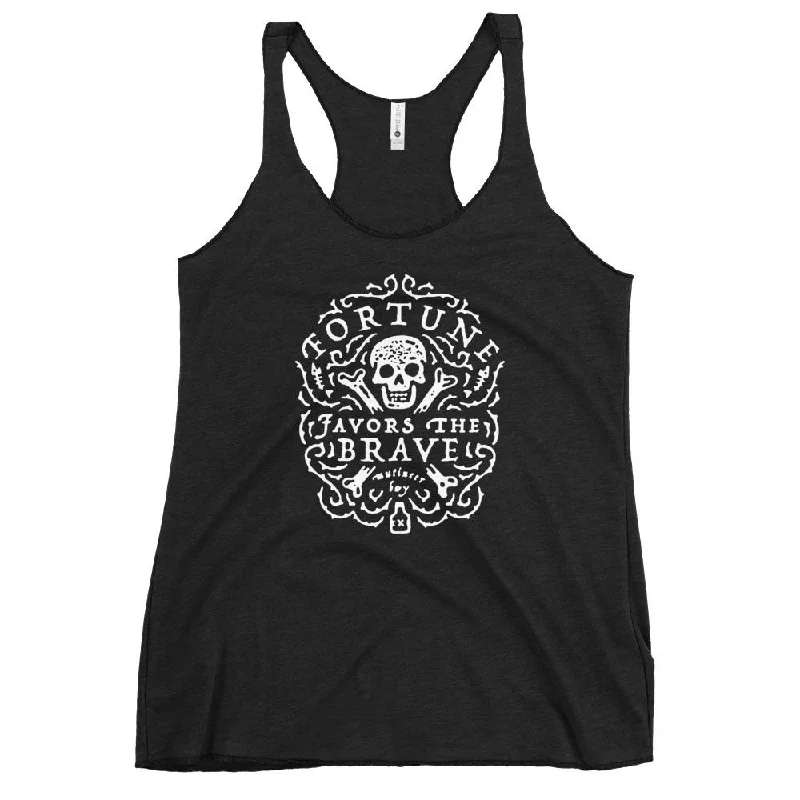 Sports Tights "Fortune Favors" Racerback Tank