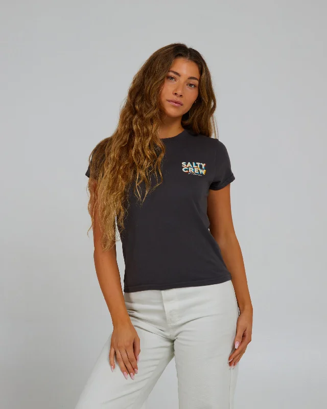 Trendy Traveler Jolly Modern Tee - Charcoal