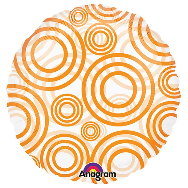 Cool Breeze At Night 18 inch CIRCLE - CIRCLES ORANGE
