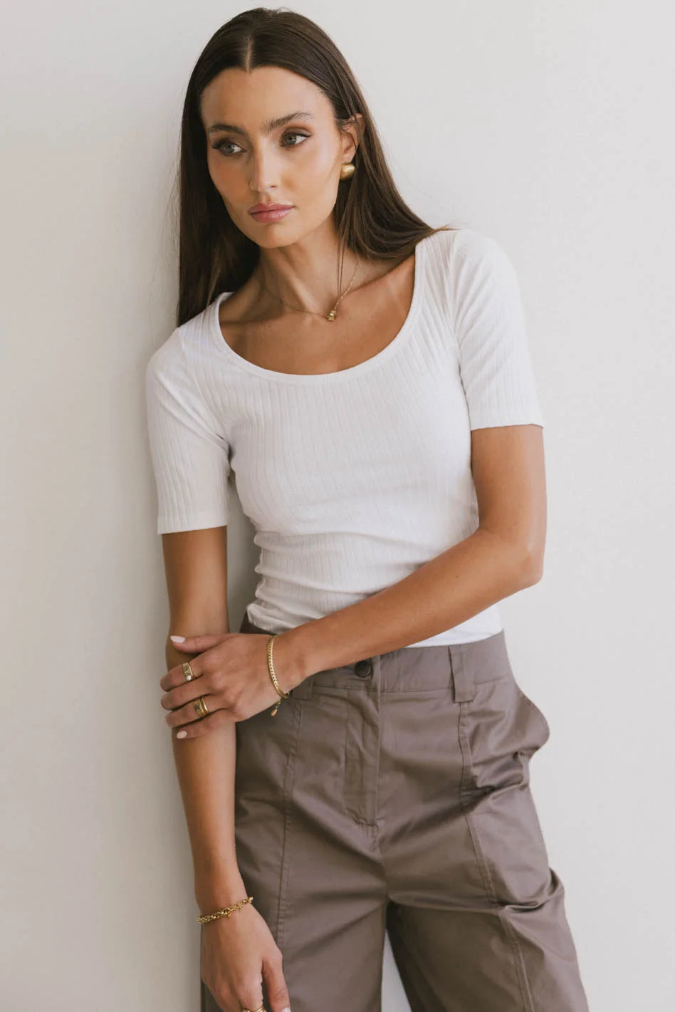 Elegant Outline Frank and Oak: The Ribbed Top