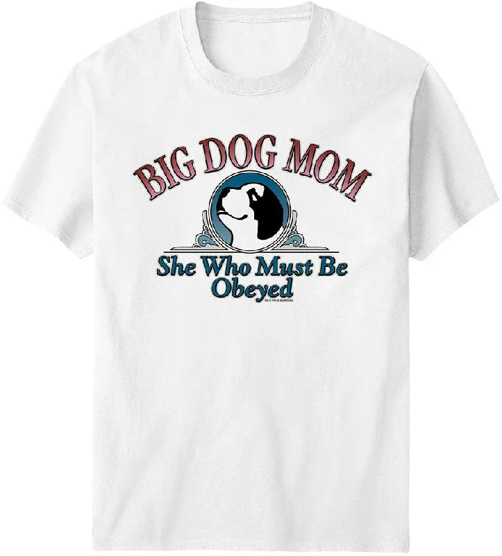 Retro Design Big Dog Mom T-Shirt