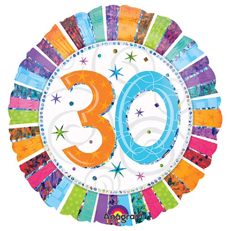 Free and comfortable 18 inch RADIANT BIRTHDAY 30