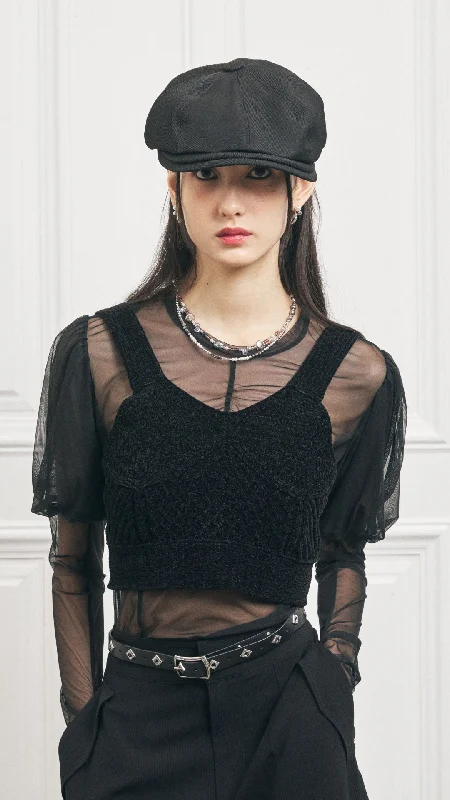 Fashion Touch Cable Knit Corset