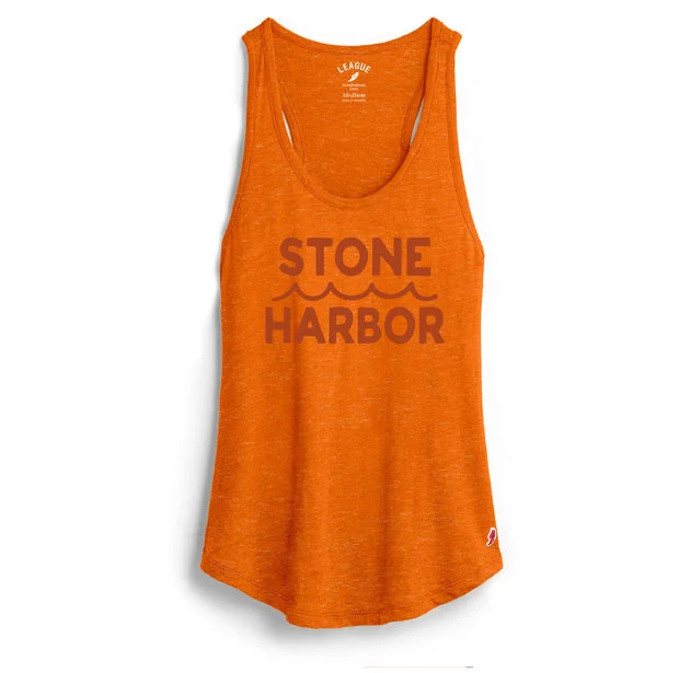 Fashionable sports Women's Stone Harbor Intramural Tank - Heather Orange
