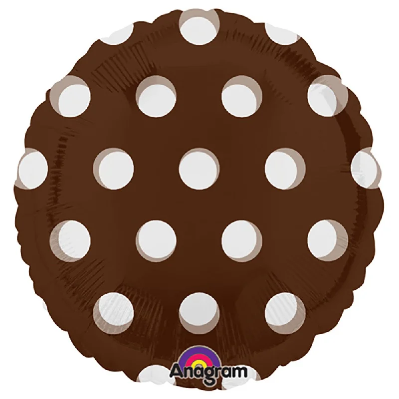 Noble Temperament 18 inch CIRCLE - DOTS BROWN