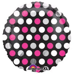 Fresh And Natural 18 inch CIRCLE - PINK & WHITE DOTS
