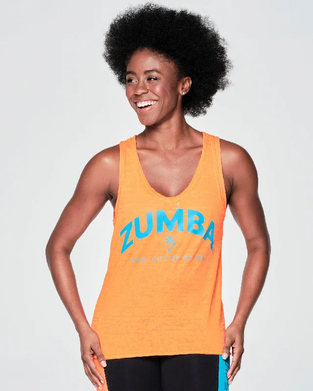 Romantic Temperament Zumba Vacay V-Neck Tank