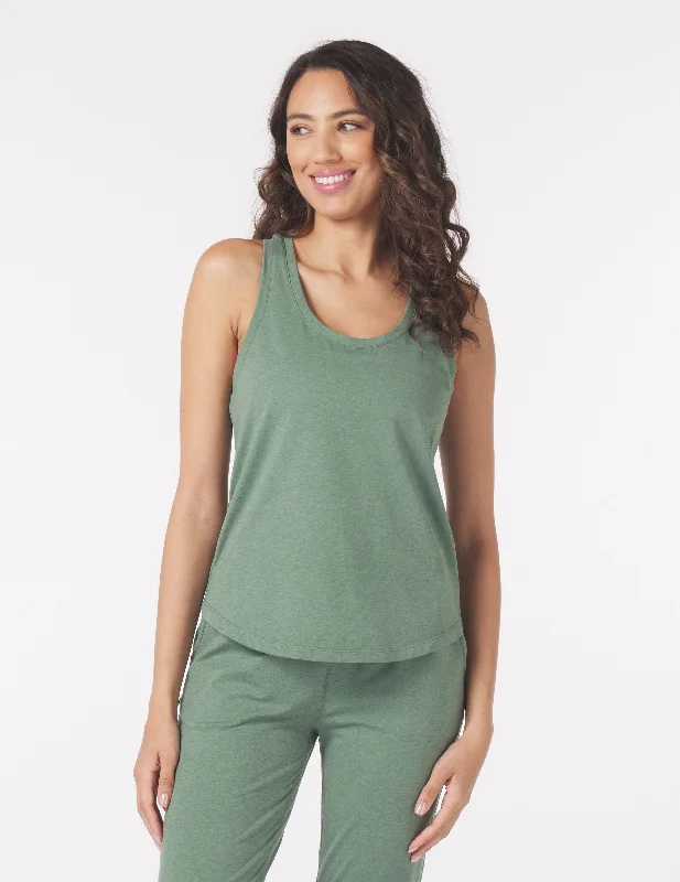 Leisure Sports Stride Tank: Sage Marble