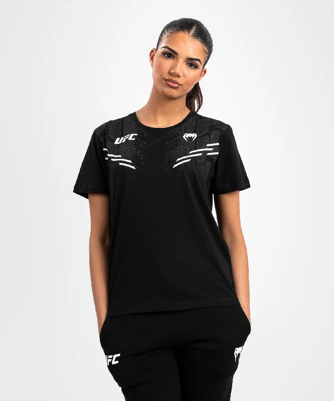 Retro Lace Fabric UFC Adrenaline by Venum Replica Women’s Short-sleeve T-shirt - Black