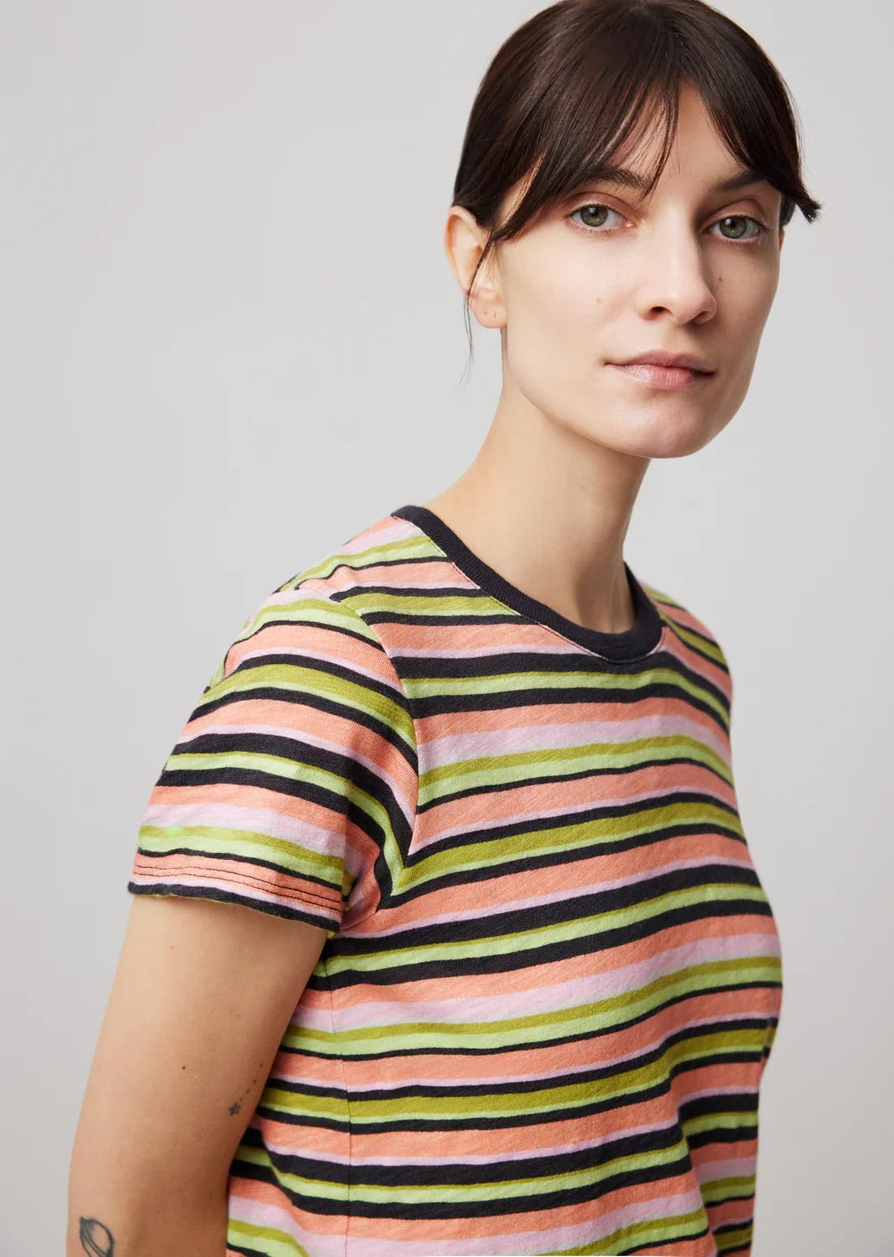Fashion Comfort ATM - Multicolor Stripe Schoolboy Crew