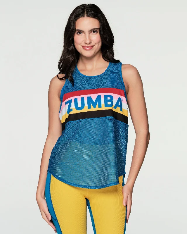 Fashion Design Sport Mode Mesh Tank
