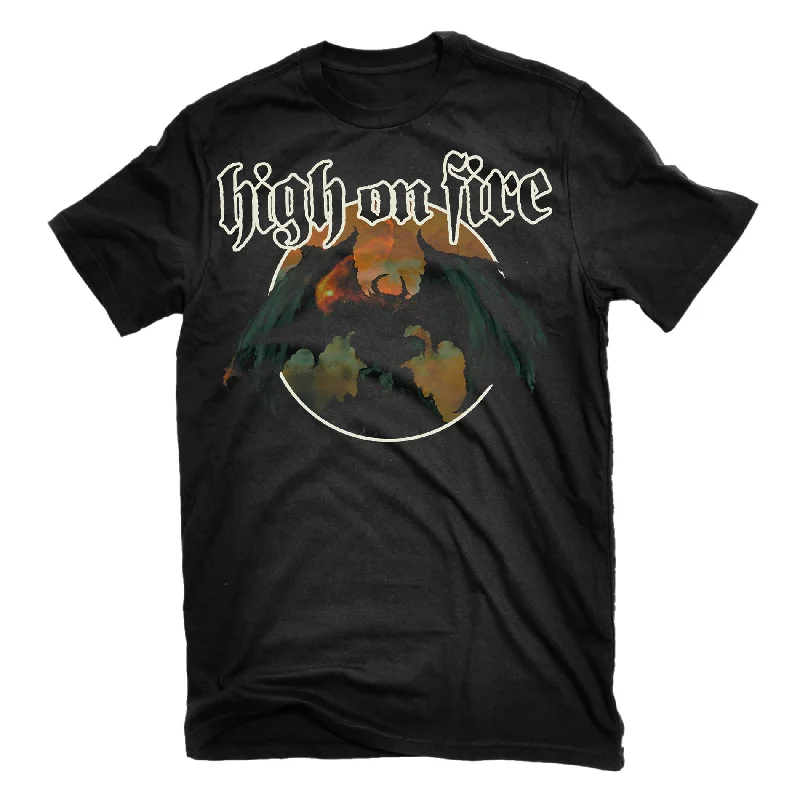 Fashion Pioneer High on Fire "Blessed Black Wings" T-Shirt