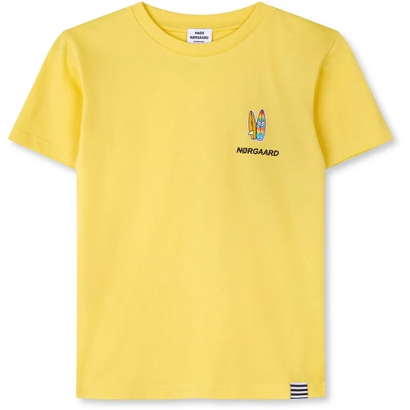 Unique Prints Mads Nørgaard Summer Vibes Thorlino T-Shirt Lemon Zest