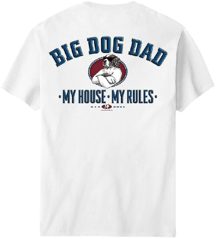 End Of The Year Big Dog Dad - My House My Rules T-Shirt