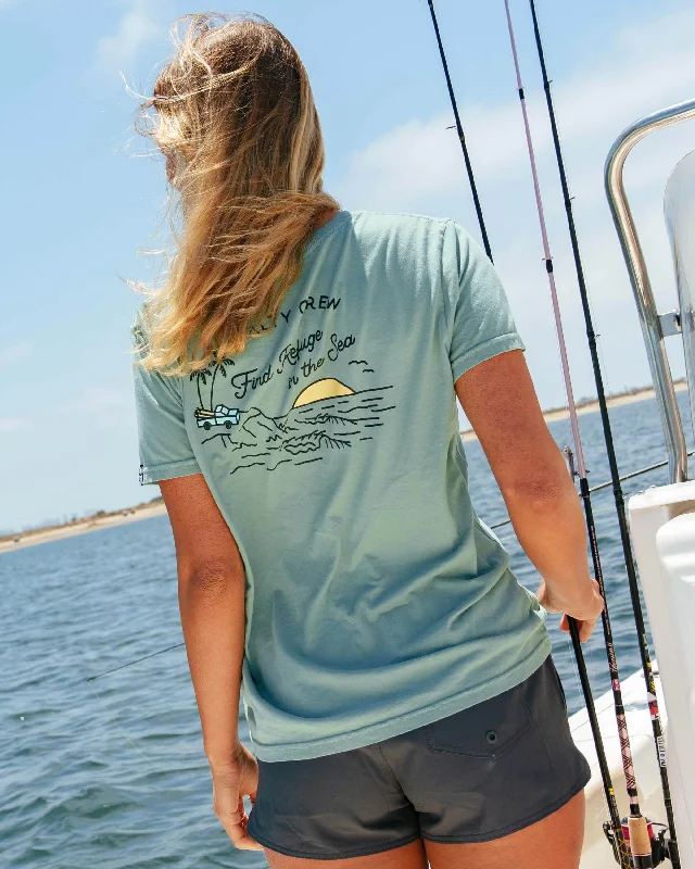 Sweet Breath Lookout Sage Crop Tee