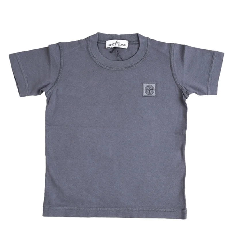Round neck design Stone Island T-shirt Blue Grey