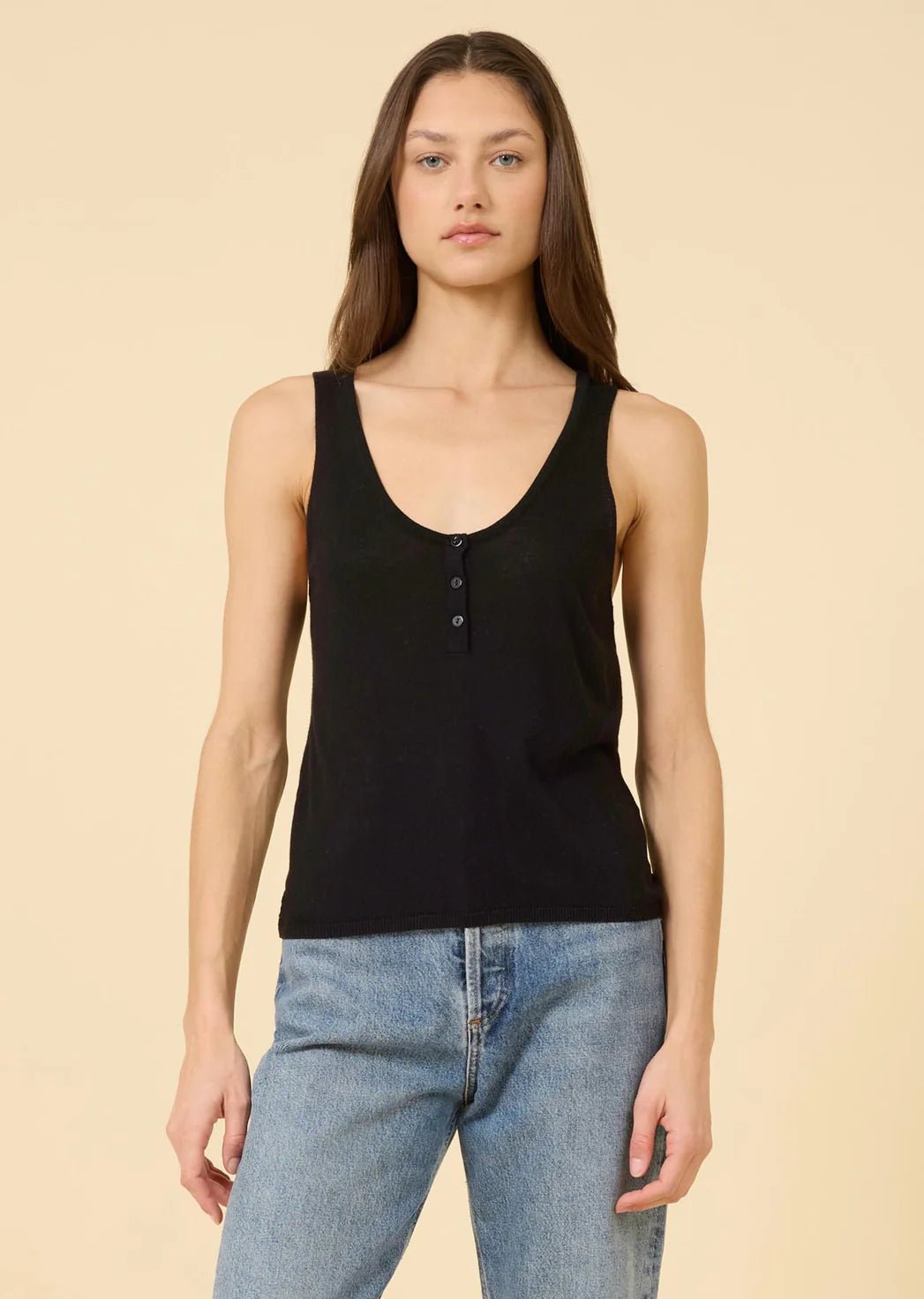 All-Day Wear One Grey Day - Bianca Tank Black