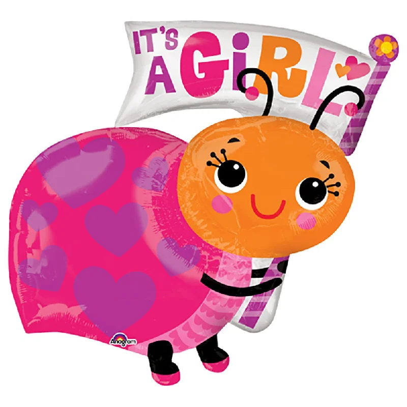 Fashionable Items 32 inch IT'S A GIRL LADYBUG