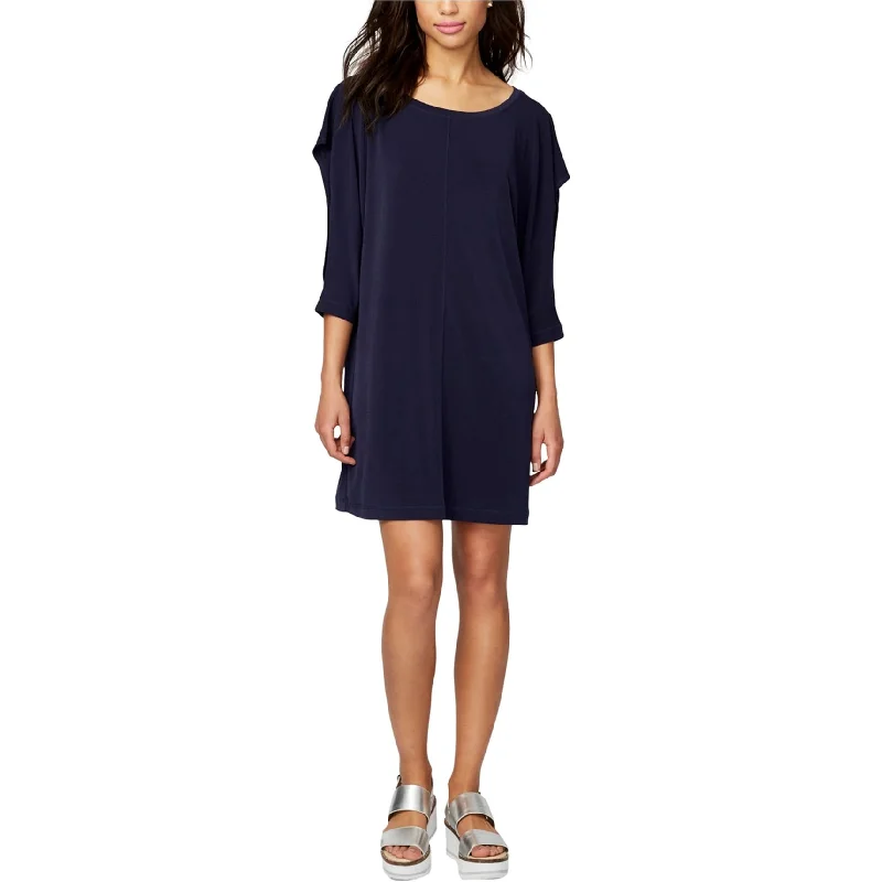 Fashionable Prints Rachel Roy Womens Open-Sleeve Shift Dress