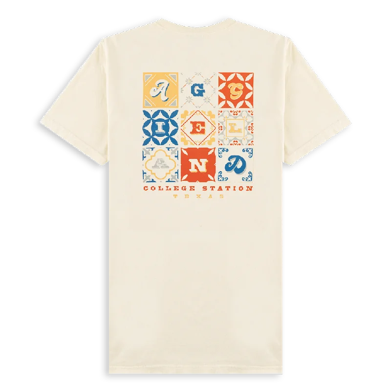 Feminine Charm Texas A&M Aggieland Tiles T-Shirt