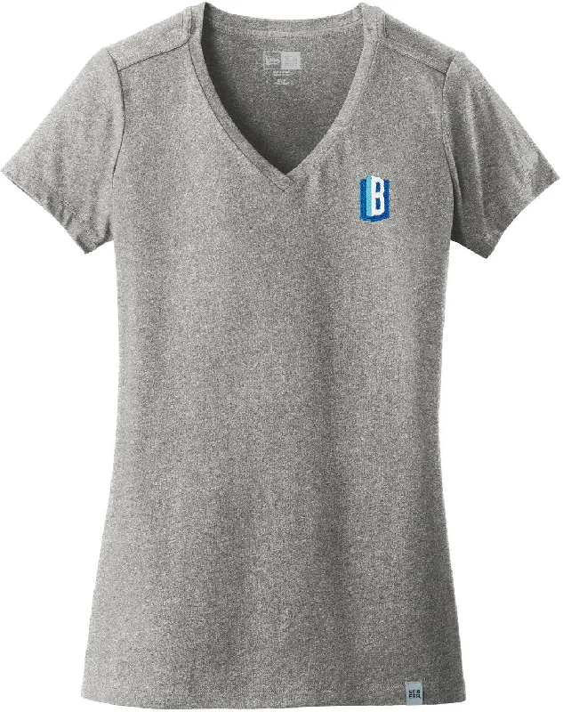 Quality Tailoring New Era Ladies Heritage Blend V-Neck Tee