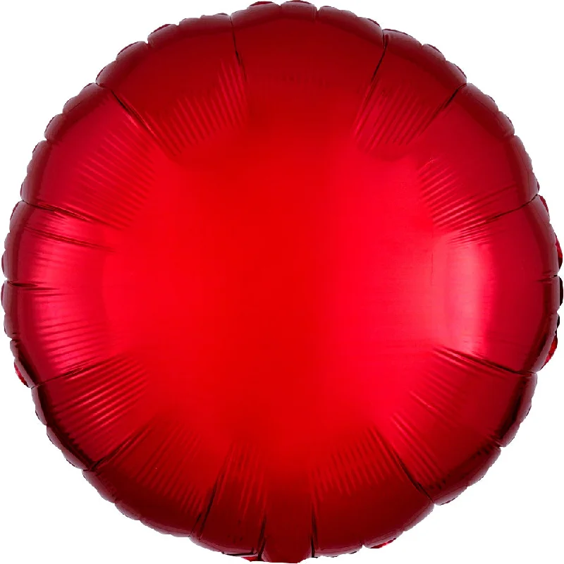 Youthful 18 inch CIRCLE - METALLIC RED